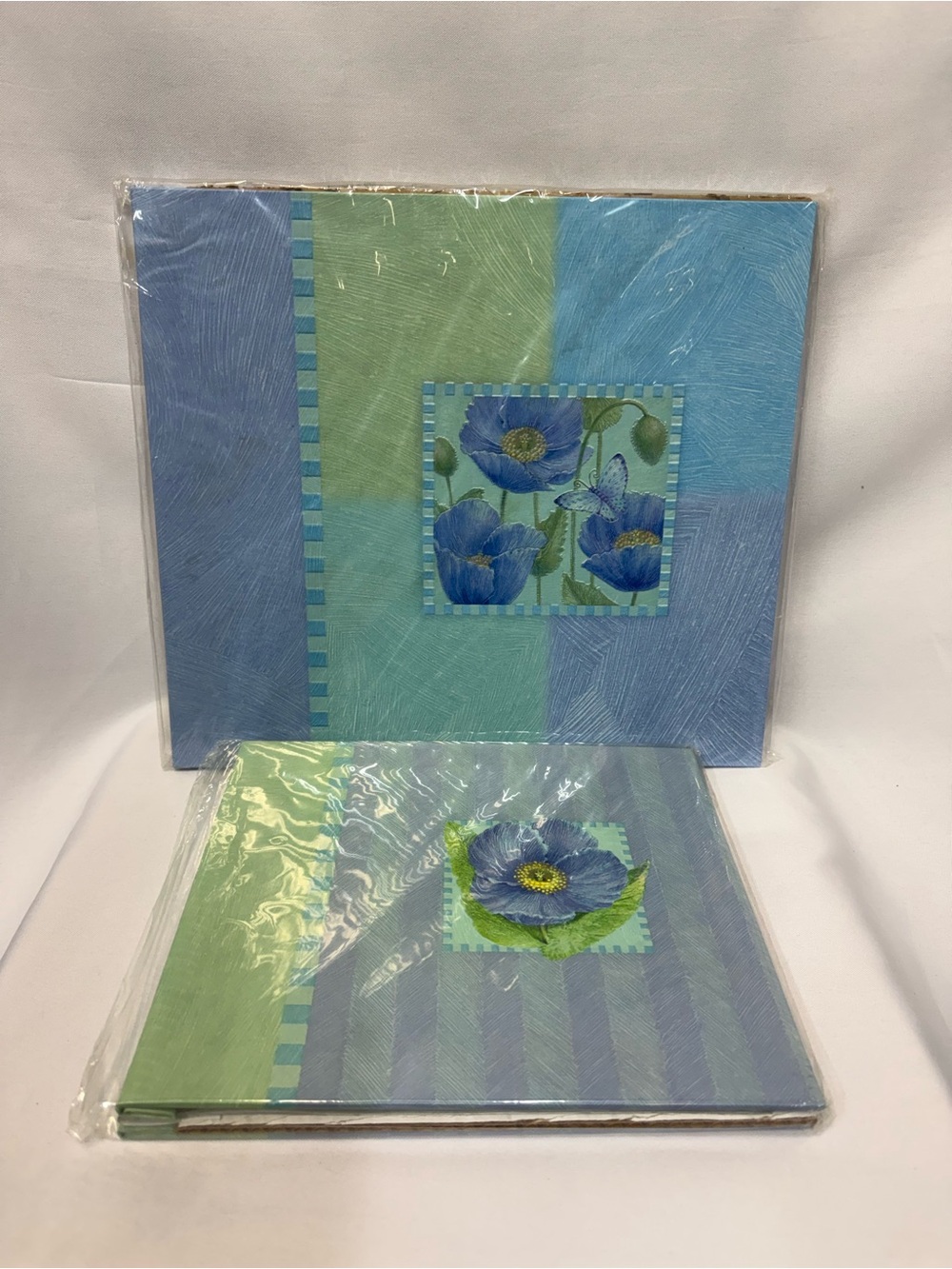 K&Company Blue Poppy Collection Photo Albums lot of 2